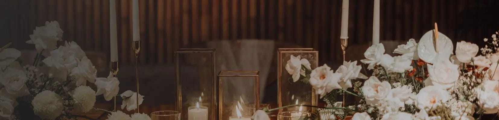 Romantic anniversary candlelight dinner setup in Dubai
