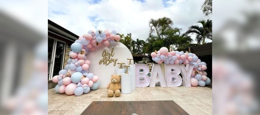 Lux Gender Reveal Décor Package by The Sign & Easel Company